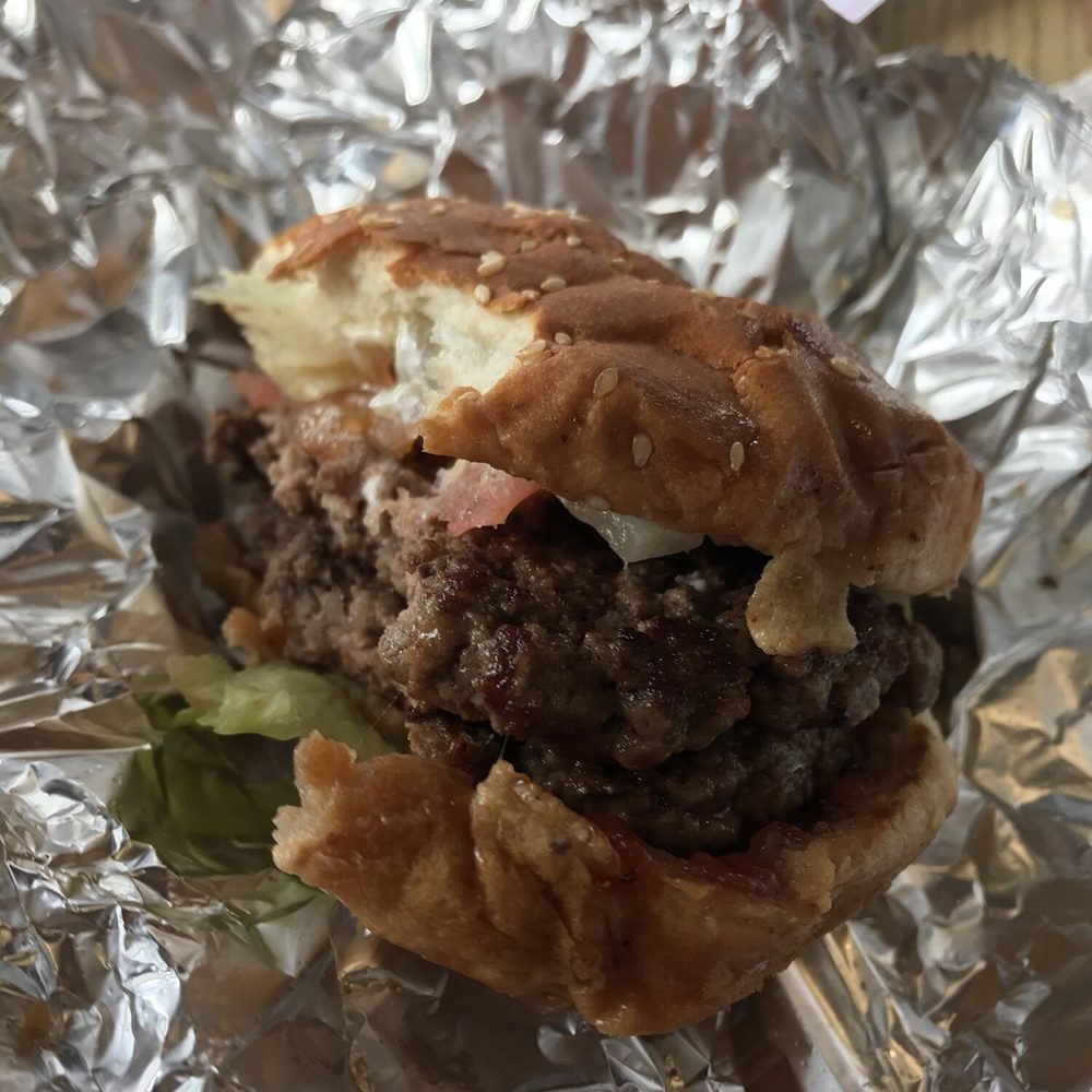 Five Guys - I was hungry so this picture was a couple of bites in - Fast Food Near Me - San Marcos, California Five Guys - I was hungry so this picture was a couple of bites in - Fast Food Near Me - San Marcos, California