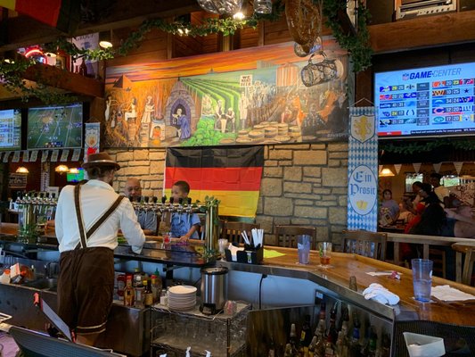 Photo of Blind Tiger Brewery & Restaurant - Topeka, KS, US. Bar Area