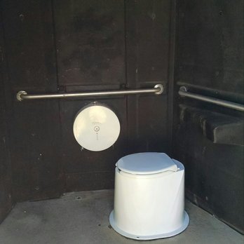 Sugarite Canyon State Park - An incredibly clean pit toilet at the trail head. - Hiking Near Me - Raton, New Mexico