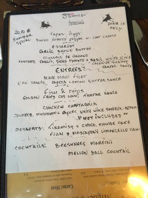 Menu photo 2 Miguel's Restaurant and Lounge Belfast, PA Menu photo 2 Miguel's Restaurant and Lounge Belfast, PA