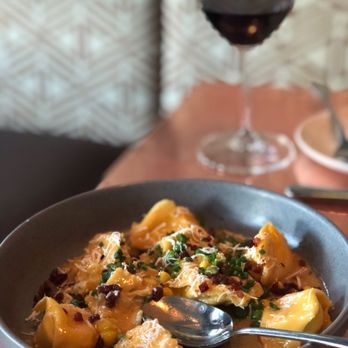 Buccan - Sweet corn agnolotti - New American Near Me - Palm Beach, Florida