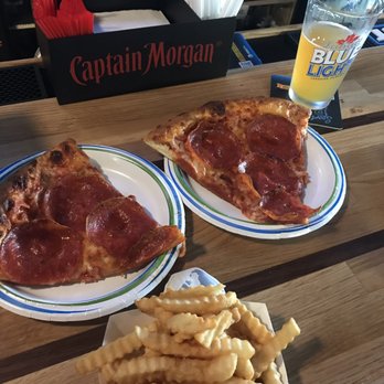 The Rooster Pub and Pizza - 2 slice with fries combo - Bars Near Me - Brockport, New York The Rooster Pub and Pizza - 2 slice with fries combo - Bars Near Me - Brockport, New York