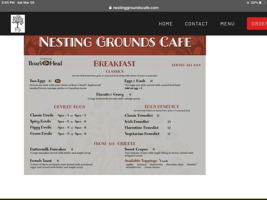 Menu photo 3 Nesting Grounds Cafe Palm Harbor, FL Menu photo 3 Nesting Grounds Cafe Palm Harbor, FL