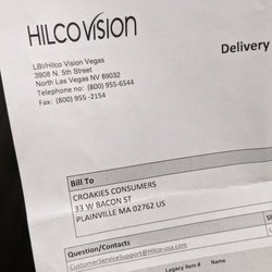 LBI / Hilco Vision Vegas - Ordered via Croakies.com. Fulfilled by LBI/Hilco Vision Vegas at 3908 N 5th St, North Las Vegas, NV 89032.