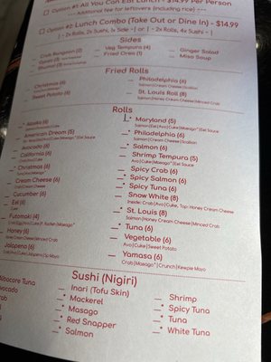 Menu photo 1 Sushi Ai Wentzville, MO Menu photo 1 Sushi Ai Wentzville, MO