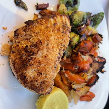 Atlantic Fish - Garlic crumbled swordfish - Seafood Near Me - Boston, Massachusetts