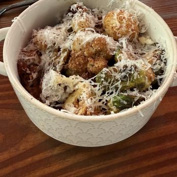 Fork & Hen - Brussels + Cauliflower - Soul Food Near Me - Sarasota, Florida