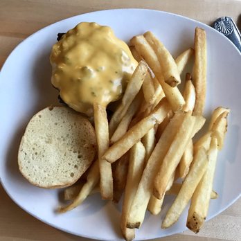 Dockside Waterfront Grill - Children's cheeseburger and french fries - Seafood Near Me - Venice, Florida Dockside Waterfront Grill - Children's cheeseburger and french fries - Seafood Near Me - Venice, Florida