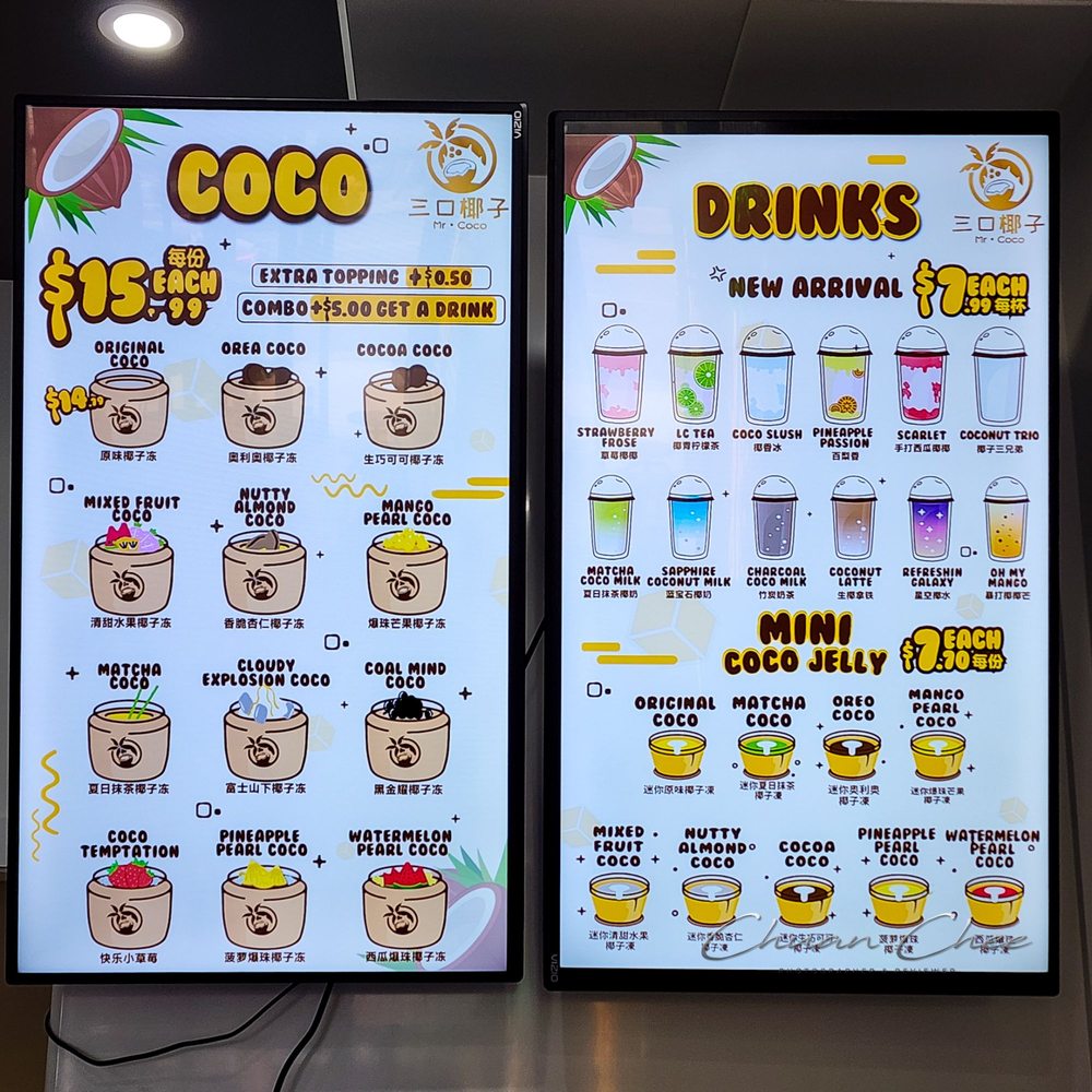 Mr.Coco - Menu (Jun 2023) - Desserts Near Me - Toronto, Ontario Mr.Coco - Menu (Jun 2023) - Desserts Near Me - Toronto, Ontario