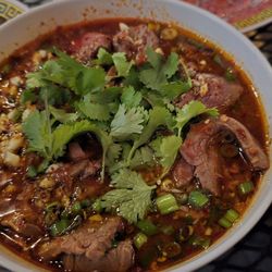 Sichuan beef, too much vinegar