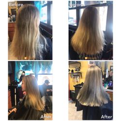Alluring Designs Sheeke Salon and spa - Before and after