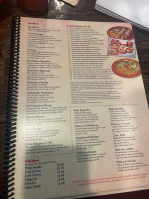 Menu photo 2 El Presidente Augusta, GA Menu photo 2 El Presidente Augusta, GA