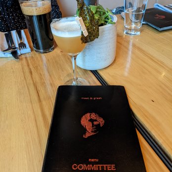 Committee - Daikiri-San cocktail + jade plant - Mediterranean Near Me - Boston, Massachusetts
