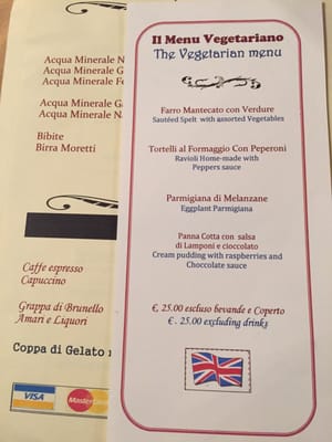Menu photo 5 RE di Macchia Montalcino, SI Menu photo 5 RE di Macchia Montalcino, SI