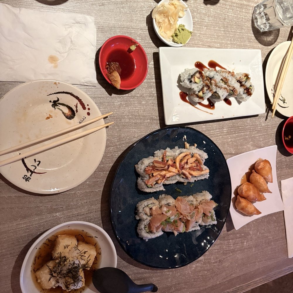 Sushi Sen - Agedashi tofu, crab puffs, eel avocado roll - Sushi Bars Near Me - Scottsdale, Arizona Sushi Sen - Agedashi tofu, crab puffs, eel avocado roll - Sushi Bars Near Me - Scottsdale, Arizona