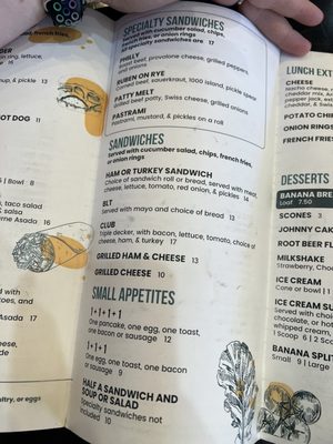 Menu photo 5 My Sisters Cafe Gold Canyon, AZ