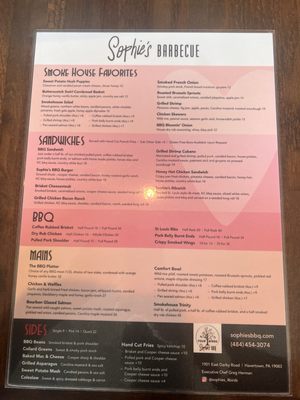 Menu photo 3 Sophie's BBQ Havertown, PA