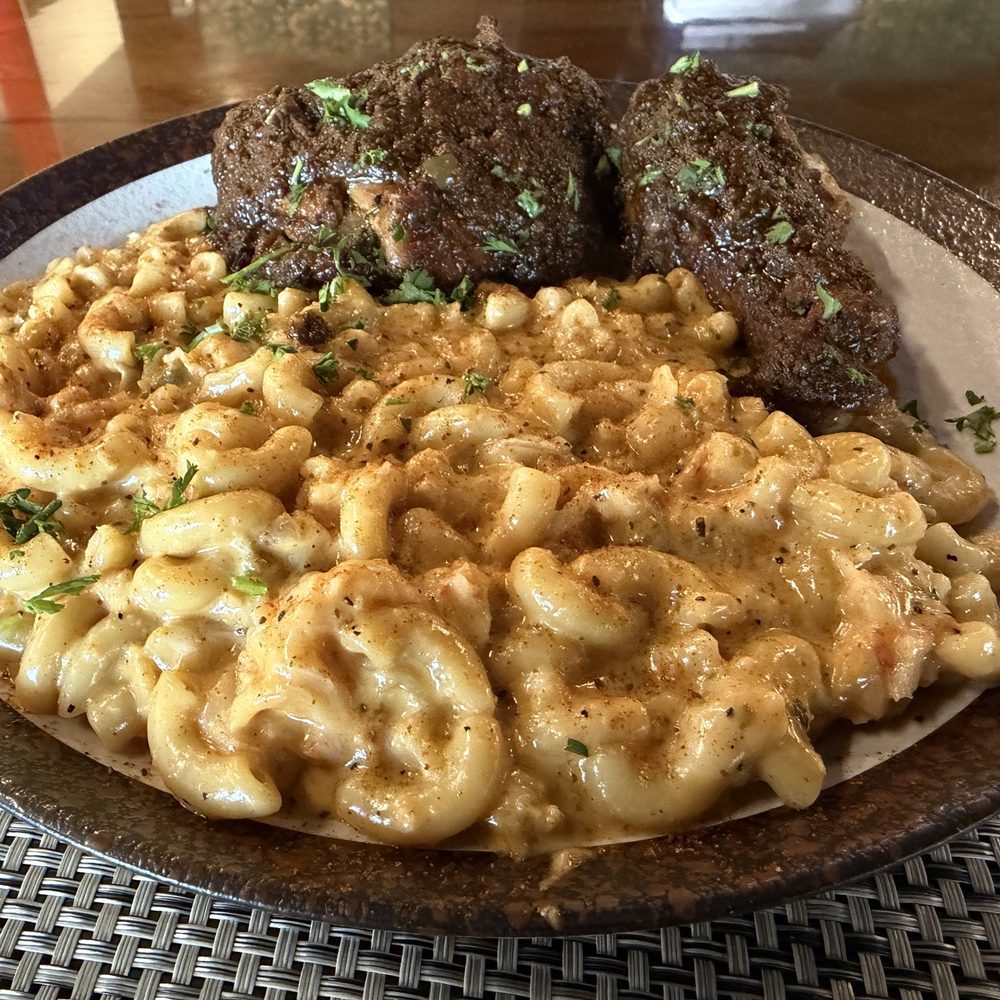 JS International Grill - Jerk chicken with lobster Mac and cheese - Caribbean Near Me - Plano, Texas JS International Grill - Jerk chicken with lobster Mac and cheese - Caribbean Near Me - Plano, Texas