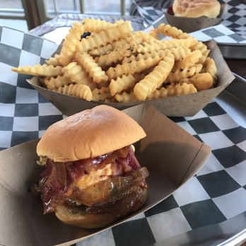 Al's Burger Shack - Small Kenny J with a large rosemary crinkle fry - Burgers Near Me - Chapel Hill, North Carolina Al's Burger Shack - Small Kenny J with a large rosemary crinkle fry - Burgers Near Me - Chapel Hill, North Carolina