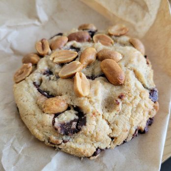 Crosstown Doughnuts & Coffee - Peanut butter chocolate chip - Donuts Near Me - London, XGL Crosstown Doughnuts & Coffee - Peanut butter chocolate chip - Donuts Near Me - London, XGL
