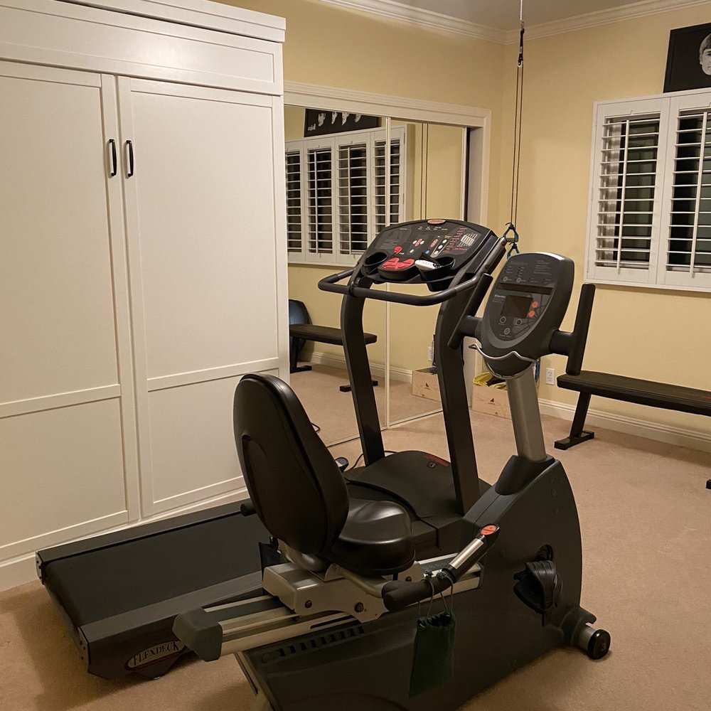 Wallbeds n More - Campbell - With the wall bed up and the gym equipment spaciously situated - Furniture Stores Near Me - Campbell, California Wallbeds n More - Campbell - With the wall bed up and the gym equipment spaciously situated - Furniture Stores Near Me - Campbell, California