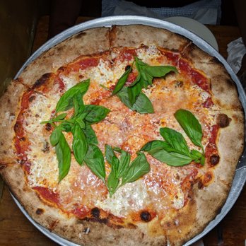 Lucali - Plain large pie, good for 2 people, $28 - Pizza Near Me - Brooklyn, New York Lucali - Plain large pie, good for 2 people, $28 - Pizza Near Me - Brooklyn, New York
