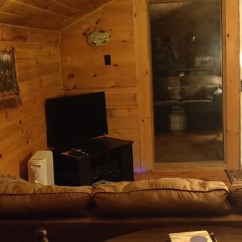 Deer Watch Cabins - Inside at night - Vacation Rentals Near Me - South Bloomingville, Ohio Deer Watch Cabins - Inside at night - Vacation Rentals Near Me - South Bloomingville, Ohio