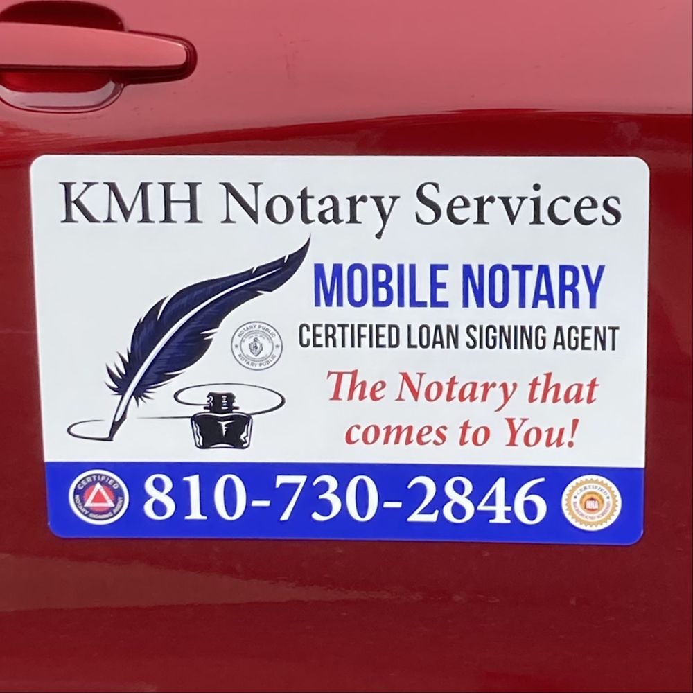 KMH NOTARY SERVICES 5155 Lakewood Dr, Grand Blanc, MI Yelp