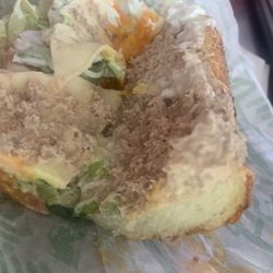 Subway - You can really see the "extra" tuna that I paid for here