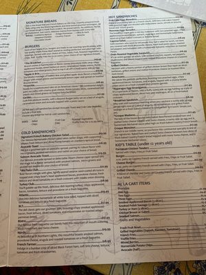 Menu photo 4 French Bakery Hilton Head Island, SC