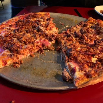 Emma's Pub & Pizza - Large heart attack pizza - Pizza Near Me - Bridgewater, Massachusetts