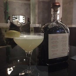 Menu on the bottle