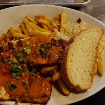 California Fish Grill - Tilapia with peri peri sauce - Seafood Near Me - Brea, California California Fish Grill - Tilapia with peri peri sauce - Seafood Near Me - Brea, California