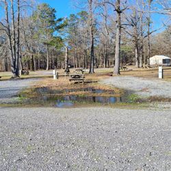 Starkville KOA - Standing water after rain