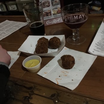 Heorot - Boudin balls, Lindemans Framboise, and Breckenridge Vanilla Porter. Some of our favorites!! - Pubs Near Me - Muncie, Indiana