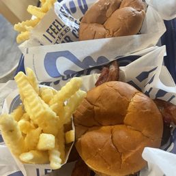 Butter burger with bacon combos. Butter burger with bacon combos.