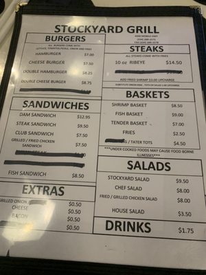 Menu photo 3 Stockyard Grill Montgomery, AL