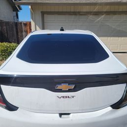 Back windows and back windshield 5% tint Back windows and back windshield 5% tint