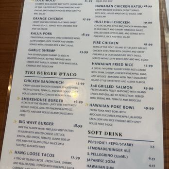 Aloha Tiki - Food menu - Asian Fusion Near Me - Williamsburg, Virginia