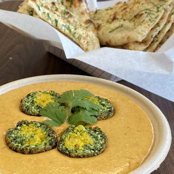 Pal Indian Cuisine - Palak Kofta and Garlic Naan - Indian Near Me - Topeka, Kansas Pal Indian Cuisine - Palak Kofta and Garlic Naan - Indian Near Me - Topeka, Kansas