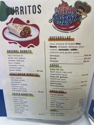 Menu photo 6 El Gran Sabor Columbia, MD