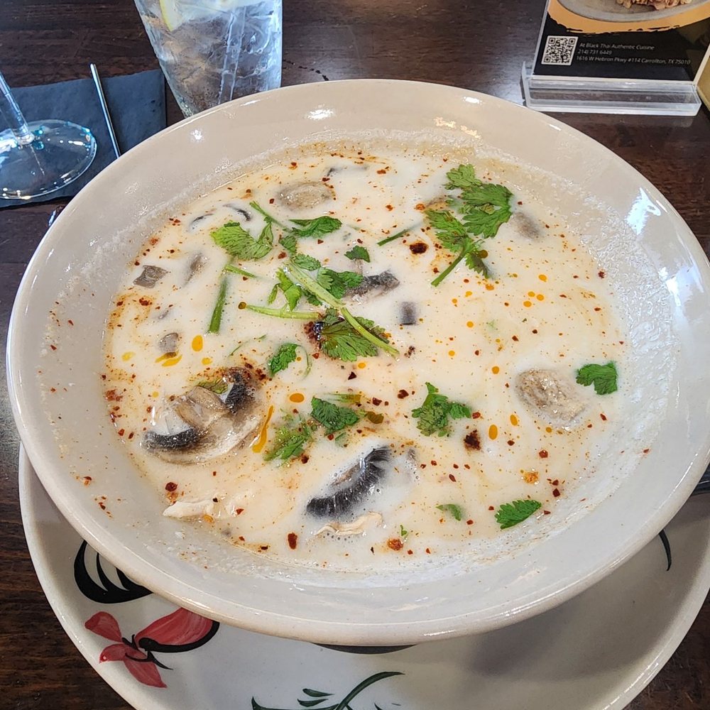 Black Thai Authentic Cuisine - Tom Kha Gai - Salad Near Me - Carrollton, Texas Black Thai Authentic Cuisine - Tom Kha Gai - Salad Near Me - Carrollton, Texas