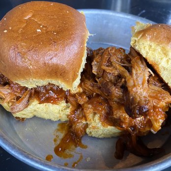 Work & Class - Bbq pulled pork sliders - New American Near Me - Denver, Colorado Work & Class - Bbq pulled pork sliders - New American Near Me - Denver, Colorado
