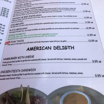 Ernesto's - Menu - Mexican Near Me - Cozumel, ROO