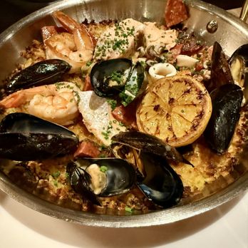 El Dorado Kitchen - SEAFOOD PAELLA - New American Near Me - Sonoma, California