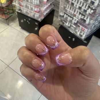 Starlight Nails - This is when I got them fixed to what I wanted. - Nail Salons Near Me - Arlington, Virginia