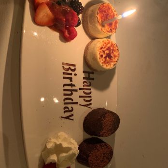 The Capital Grille - The dessert was creme brûlée cheesecake and a chocolate fudge type thing. - Steakhouses Near Me - Baltimore, Maryland The Capital Grille - The dessert was creme brûlée cheesecake and a chocolate fudge type thing. - Steakhouses Near Me - Baltimore, Maryland