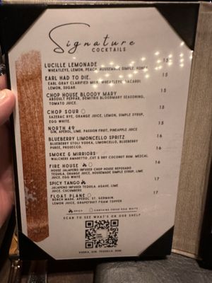 Menu photo 4 Chop House Alaska Wasilla, AK