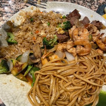 A-Tan Chinese Restaurant - A-Tan special!!! Chicken, Steak and Shrimp with extra garlic butter... it was delicious - Chinese Near Me - Memphis, Tennessee A-Tan Chinese Restaurant - A-Tan special!!! Chicken, Steak and Shrimp with extra garlic butter... it was delicious - Chinese Near Me - Memphis, Tennessee