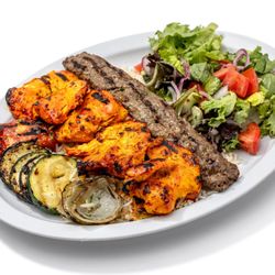 Fresh Off the Boat Fish Grill - Chicken and Ground Sirloin Entree